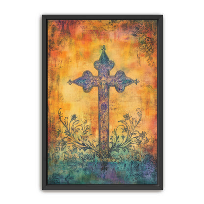 Elegant Boho Cross Print