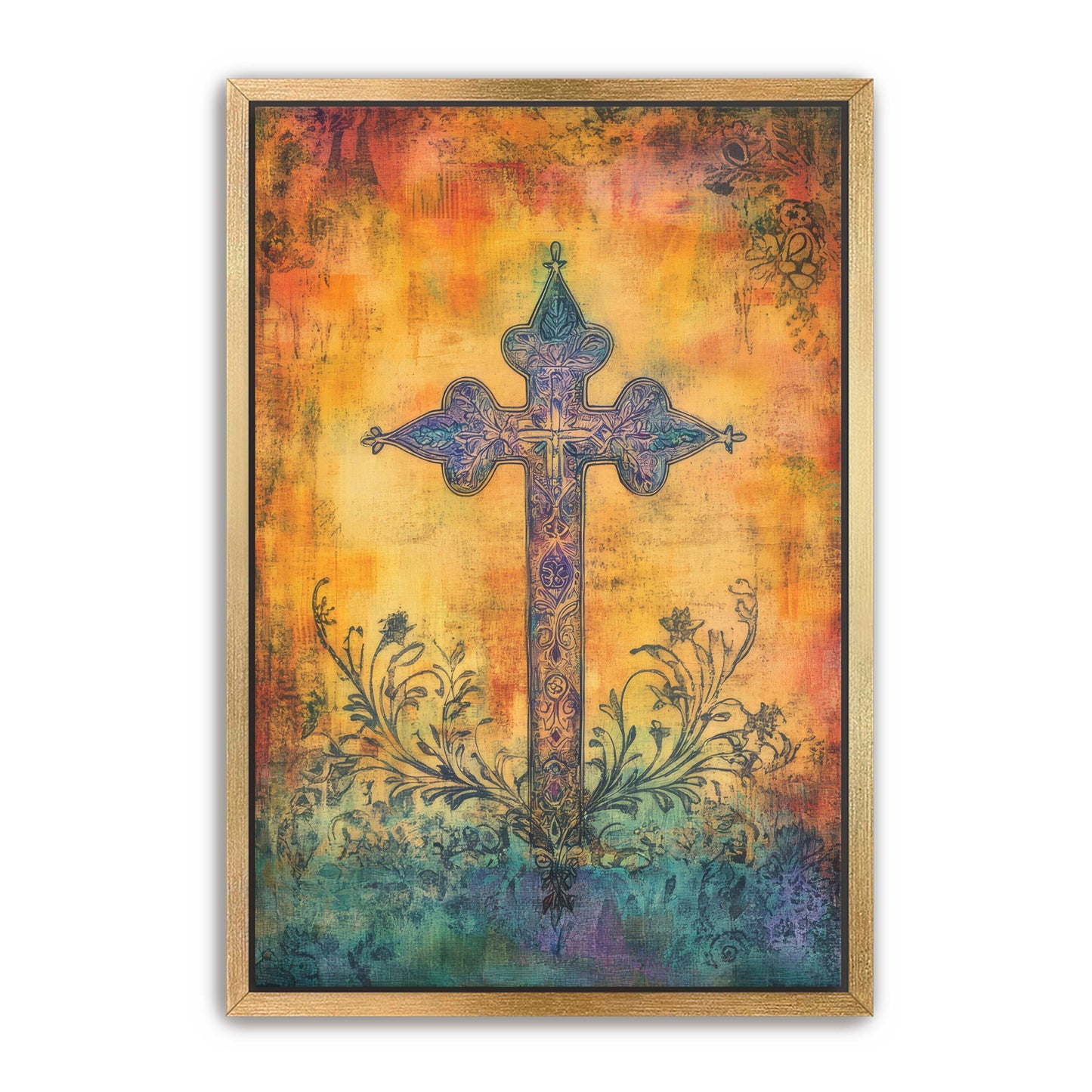Elegant Boho Cross Print