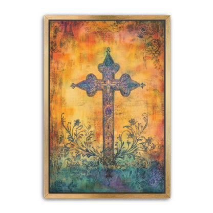 Elegant Boho Cross Print