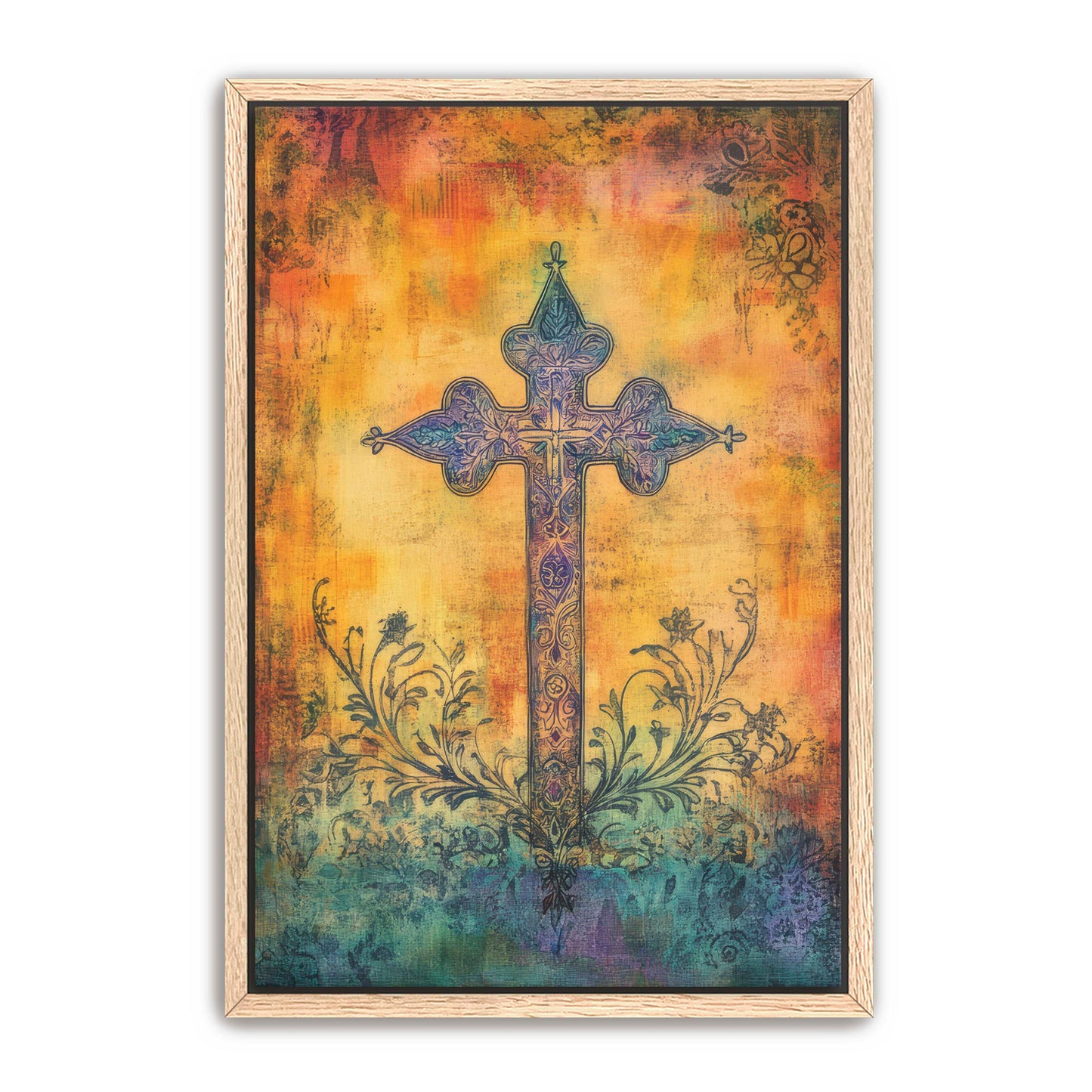 Elegant Boho Cross Print