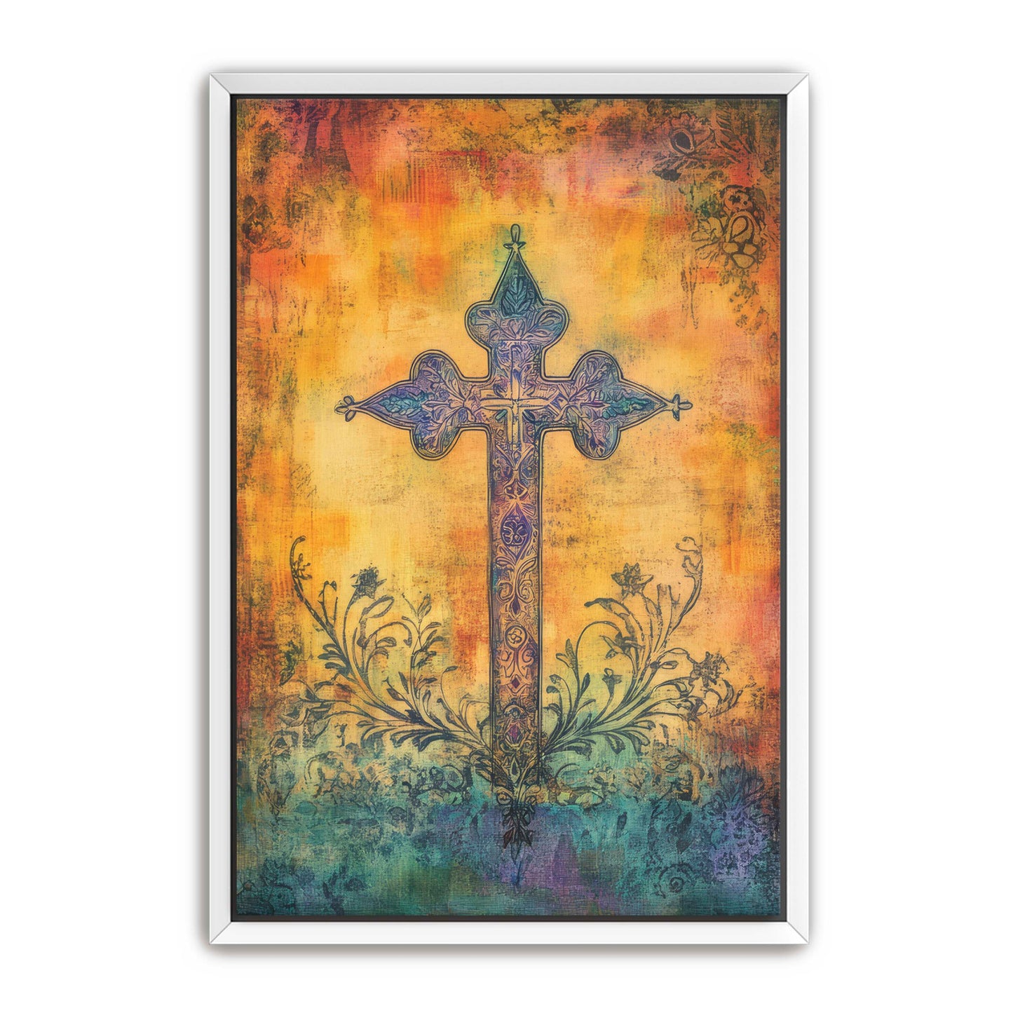 Elegant Boho Cross Print