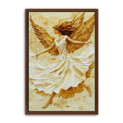Flowy White Dress Angel Painting