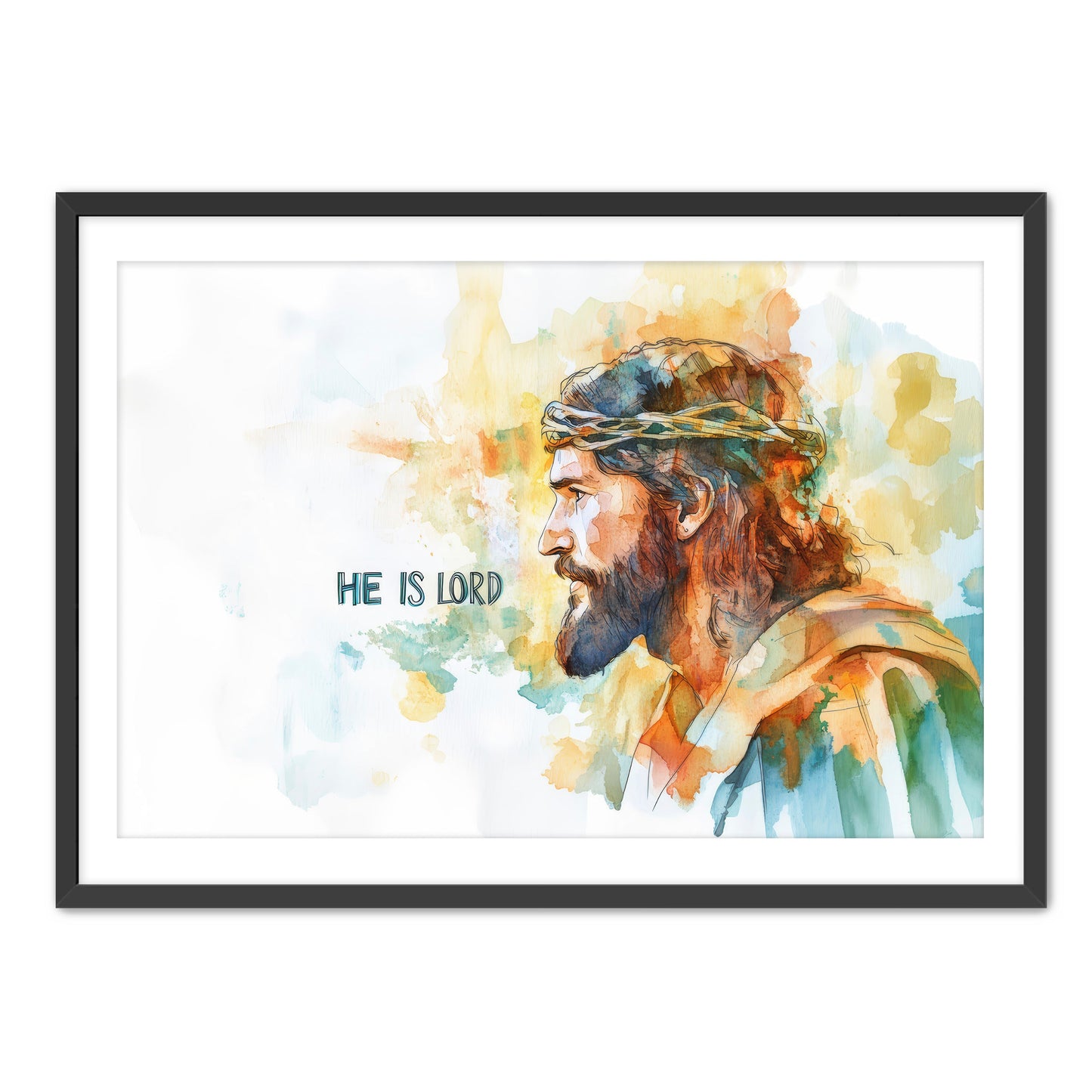 He is Lord Jesus and Crown Art