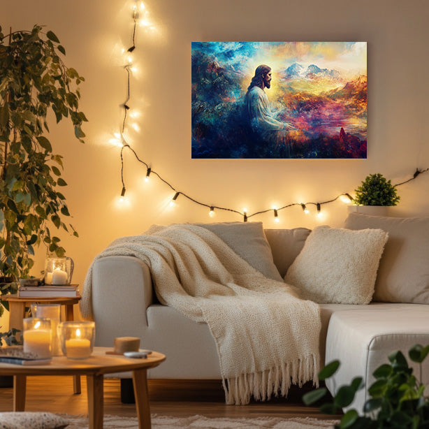 Jesus Colorful Painting
