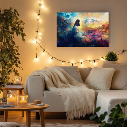 Jesus Colorful Painting