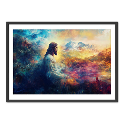 Jesus Colorful Painting