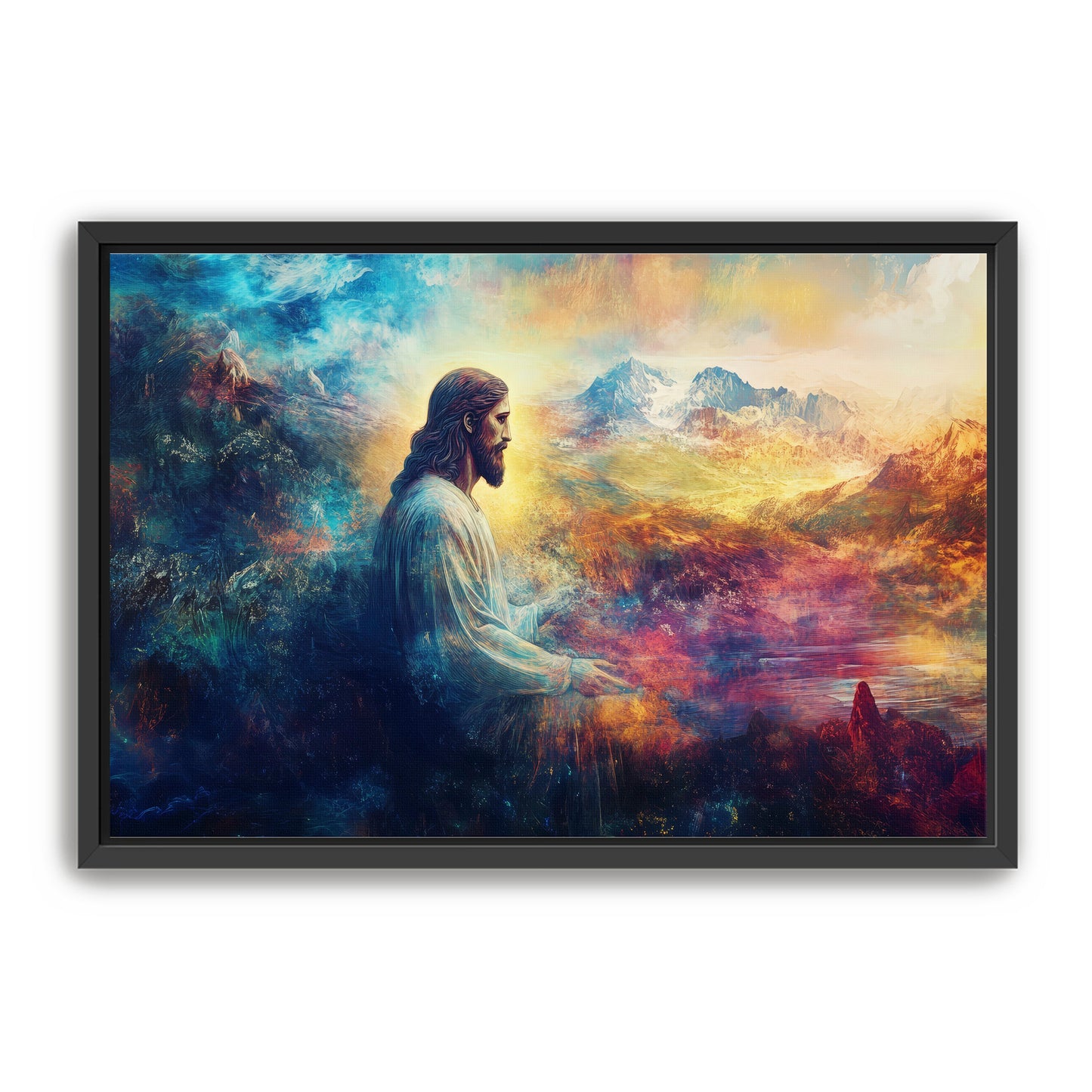 Jesus Colorful Painting