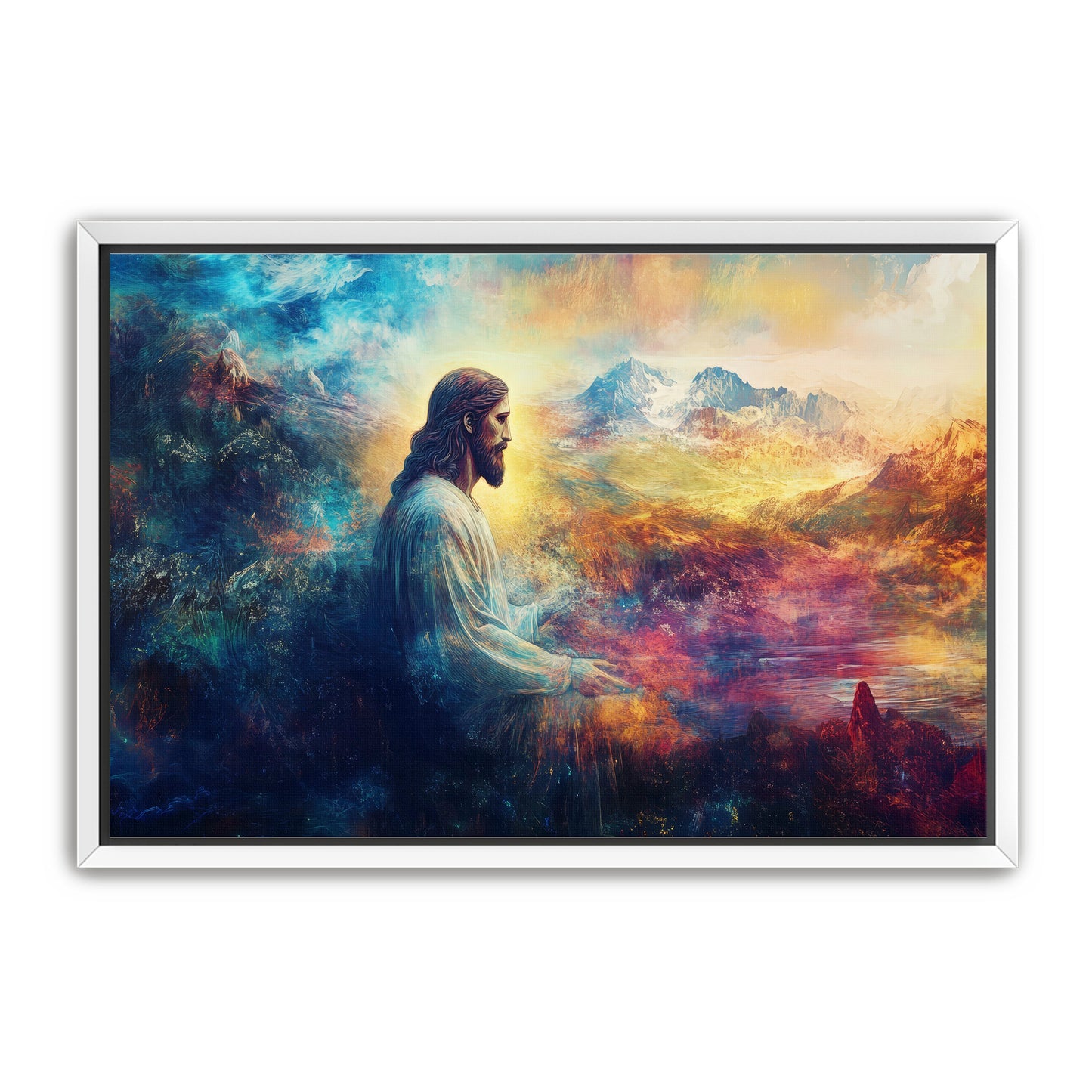Jesus Colorful Painting