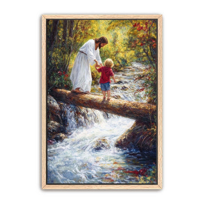 Jesus Helping Child
