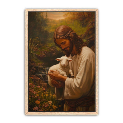 Jesus Holding Lamb