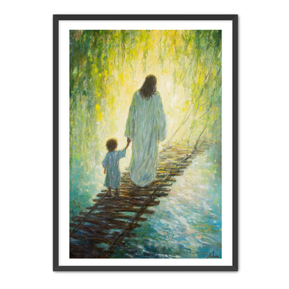 Jesus Keeping Child Safe