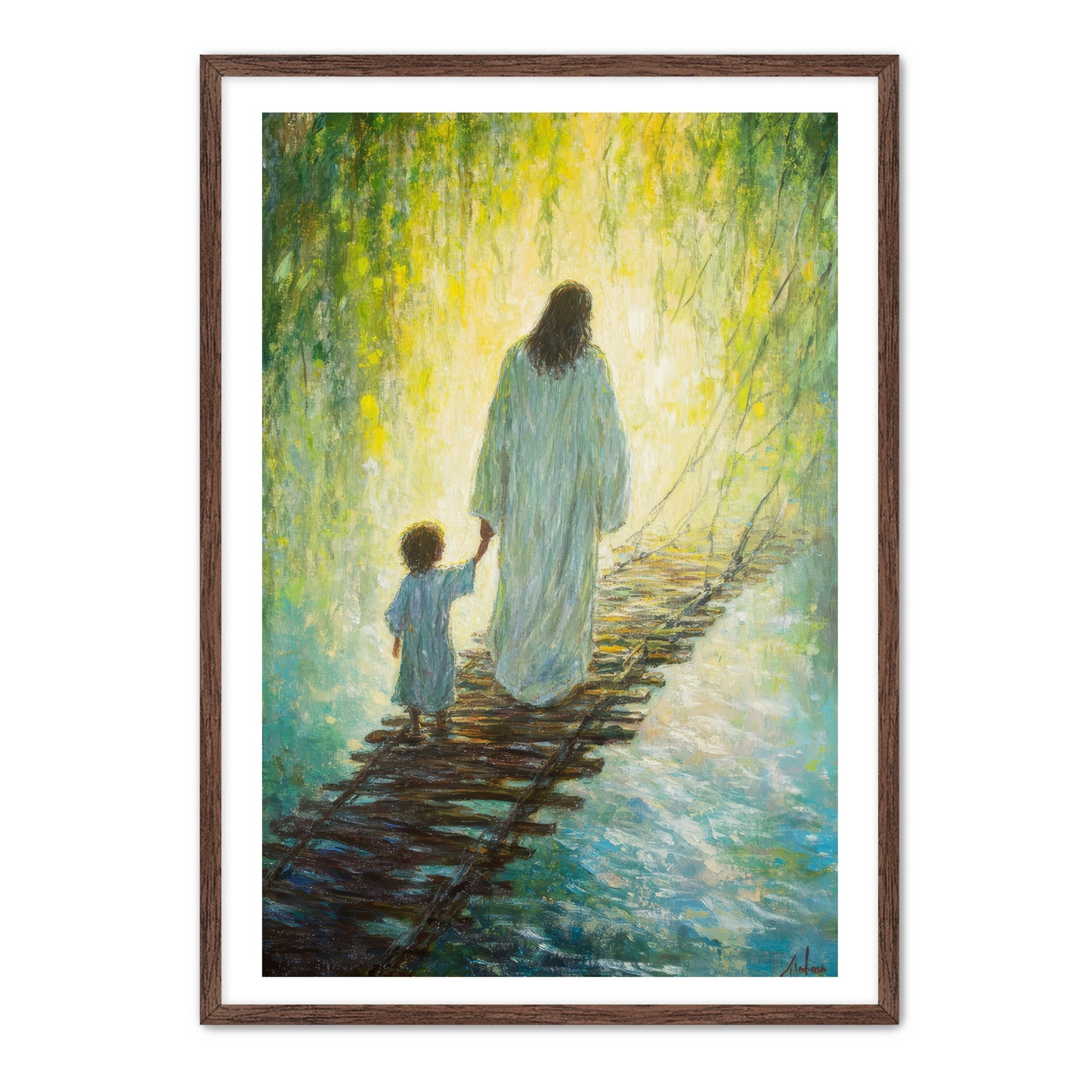 Jesus Keeping Child Safe