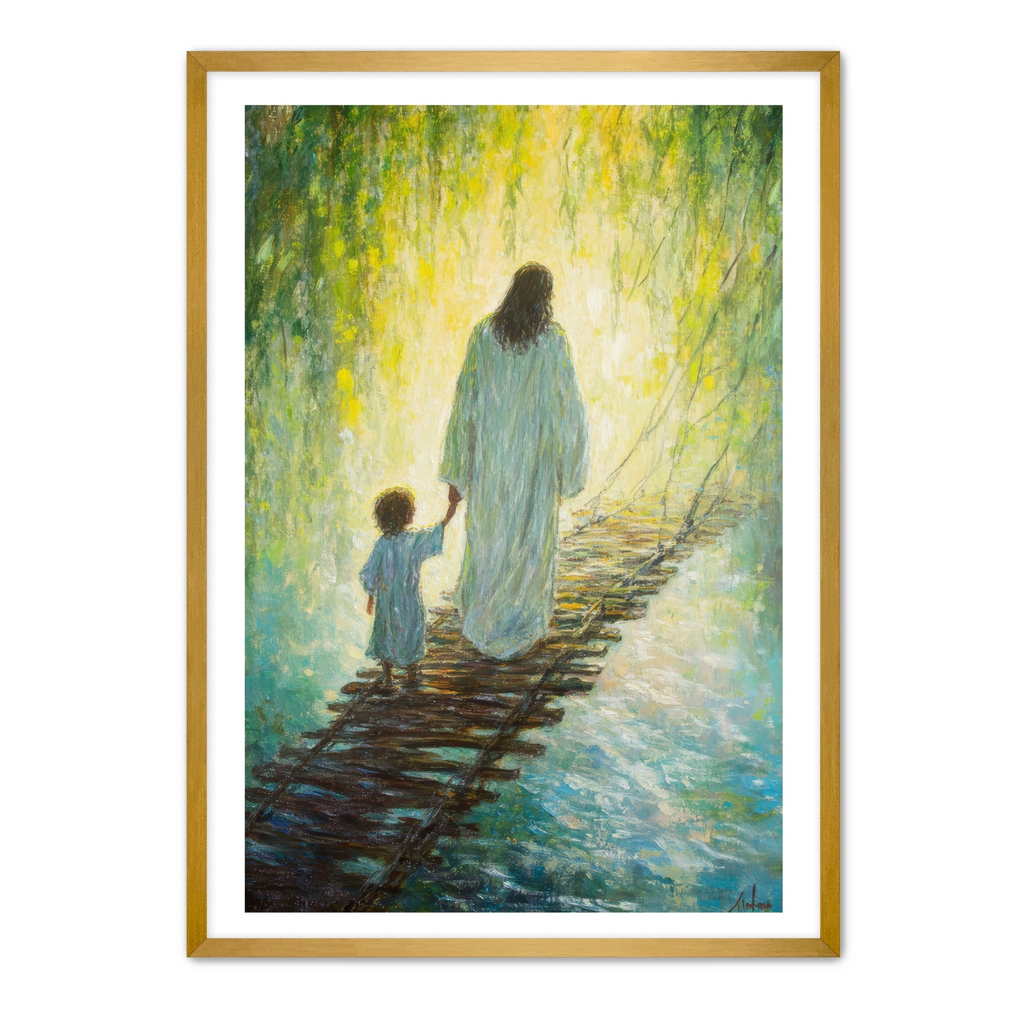Jesus Keeping Child Safe