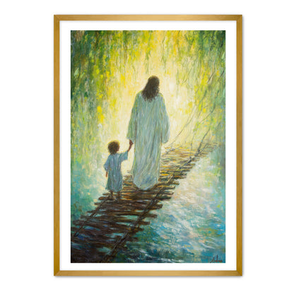 Jesus Keeping Child Safe