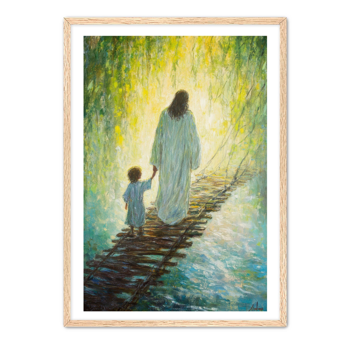 Jesus Keeping Child Safe