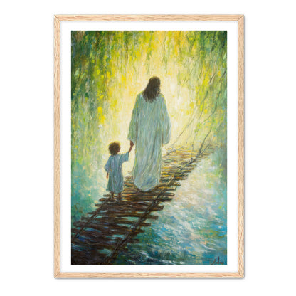 Jesus Keeping Child Safe
