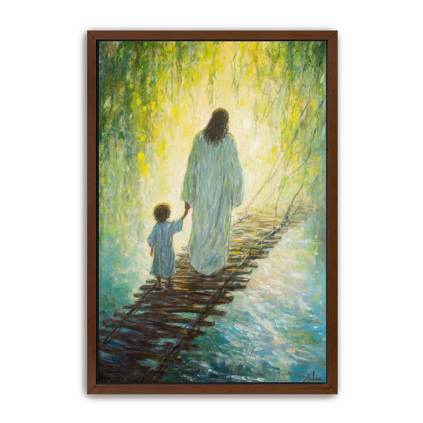 Jesus Keeping Child Safe