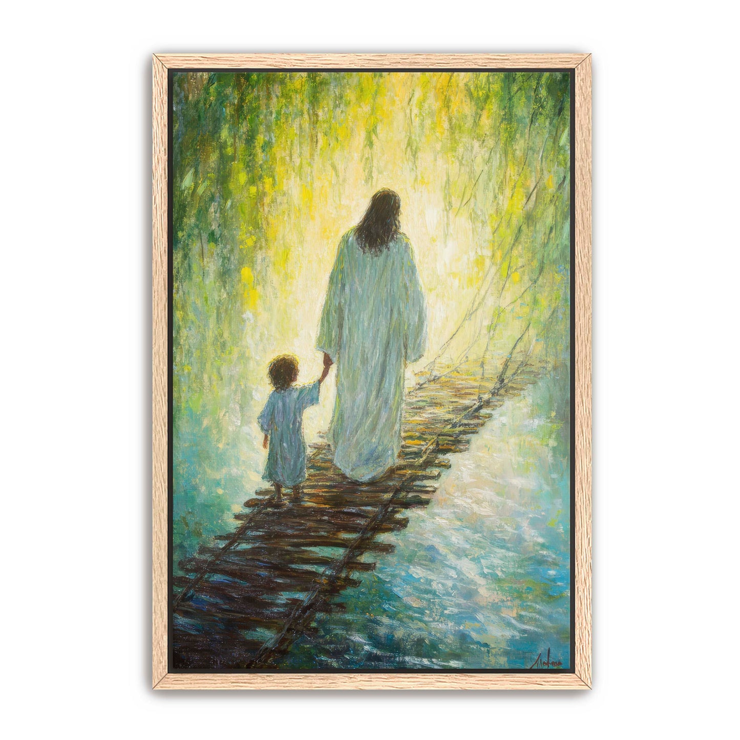 Jesus Keeping Child Safe