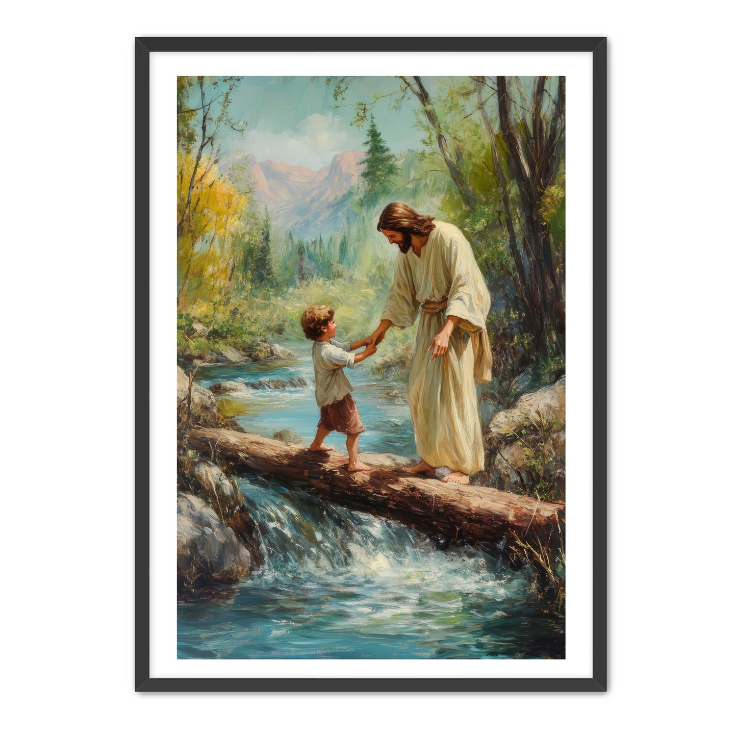 Jesus Protecting Child