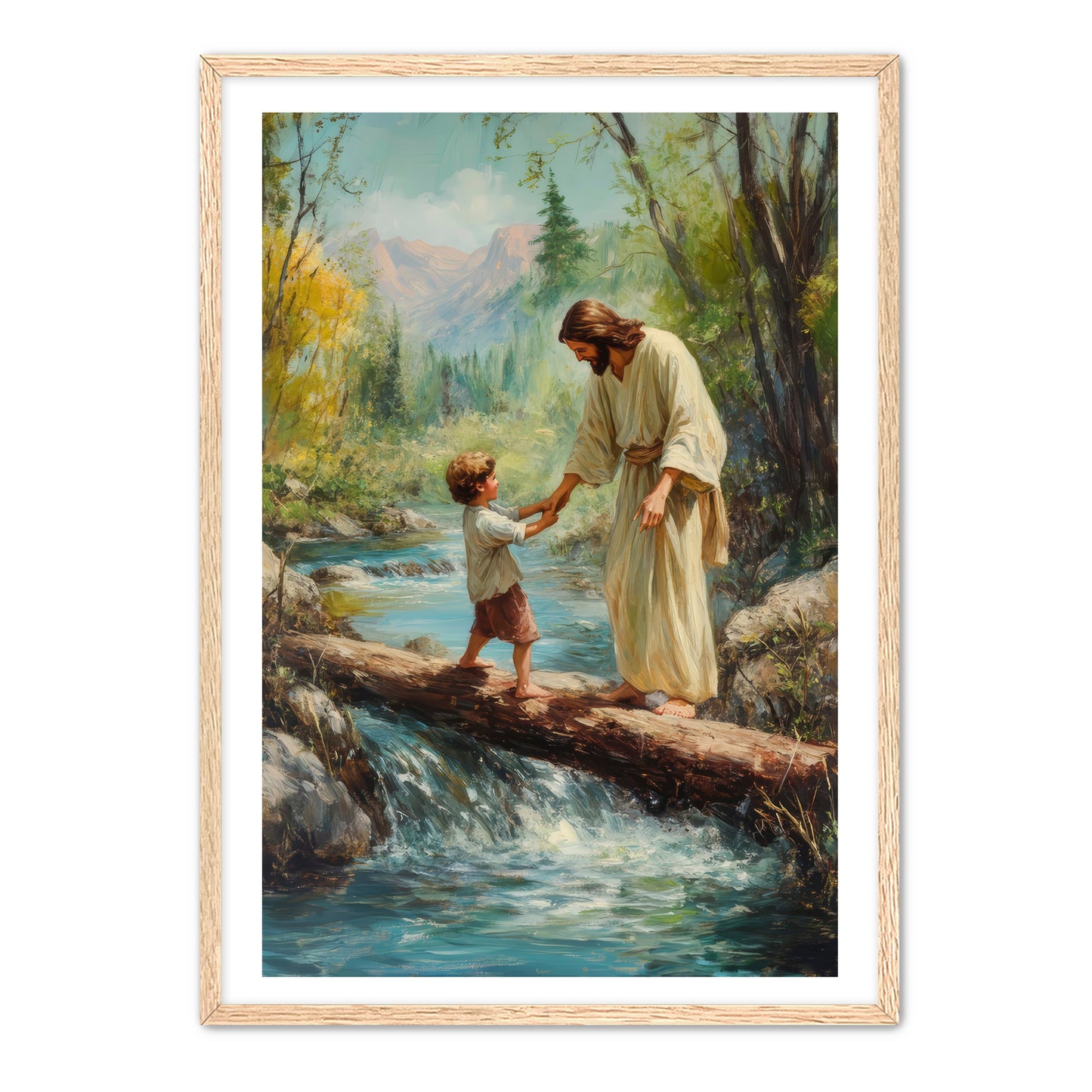 Jesus Protecting Child