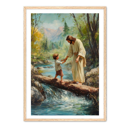 Jesus Protecting Child