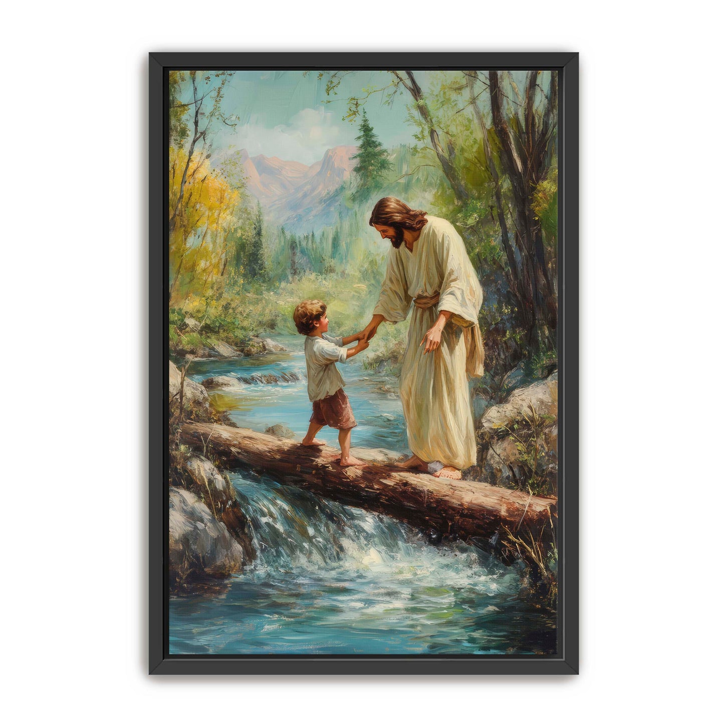 Jesus Protecting Child