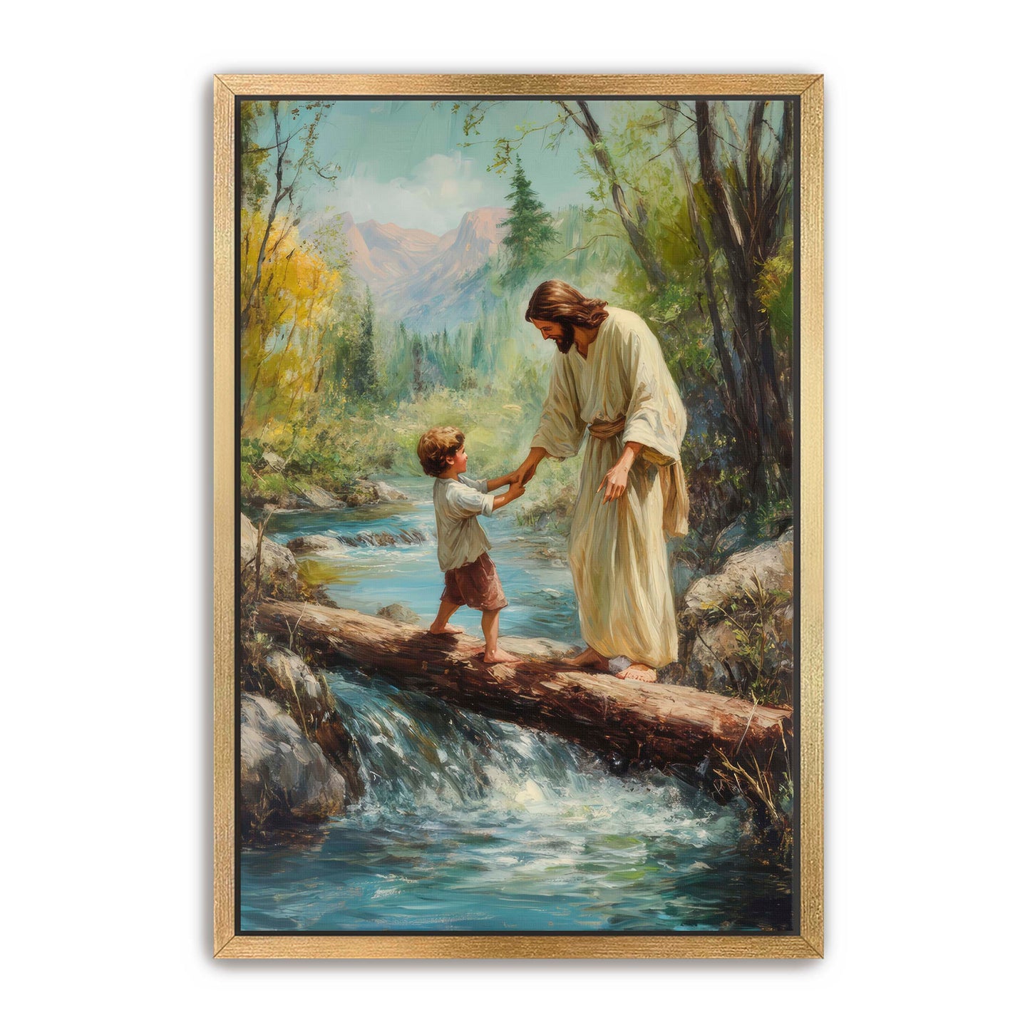 Jesus Protecting Child