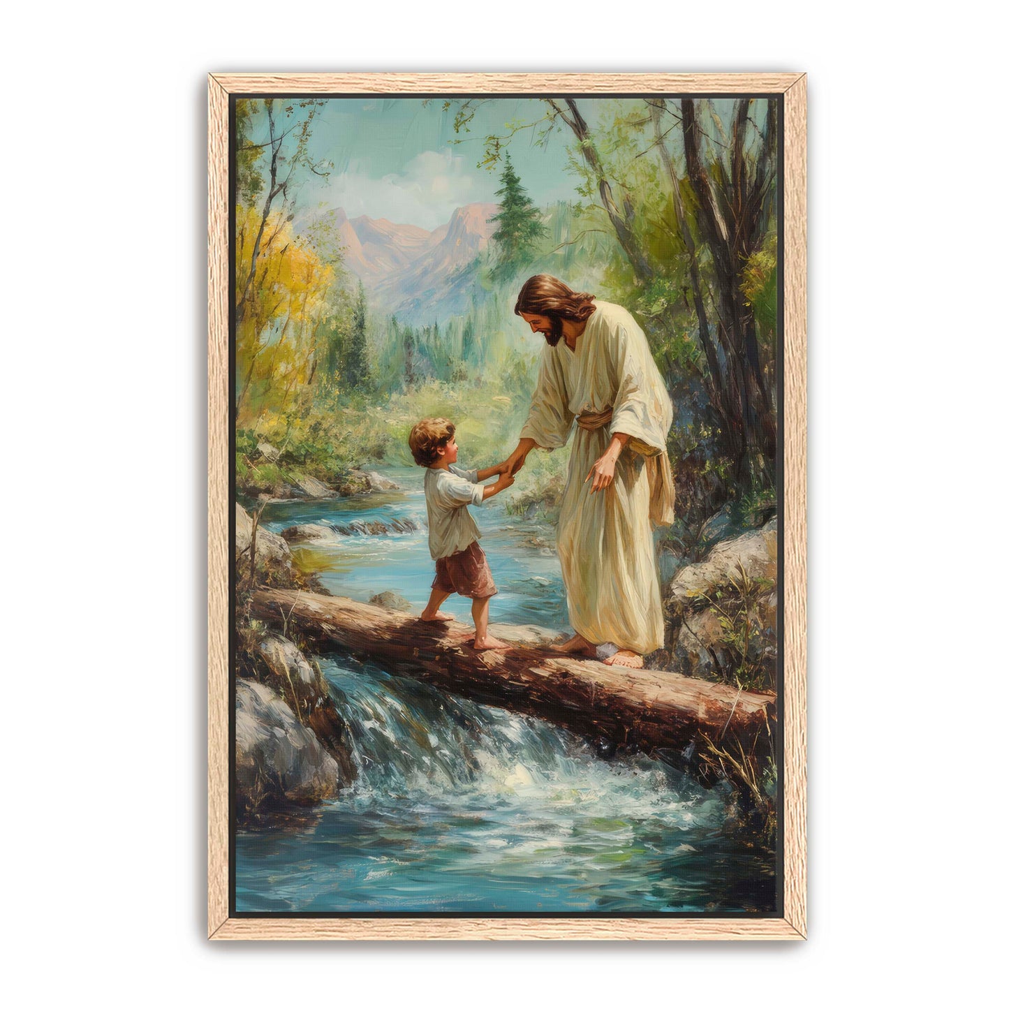 Jesus Protecting Child