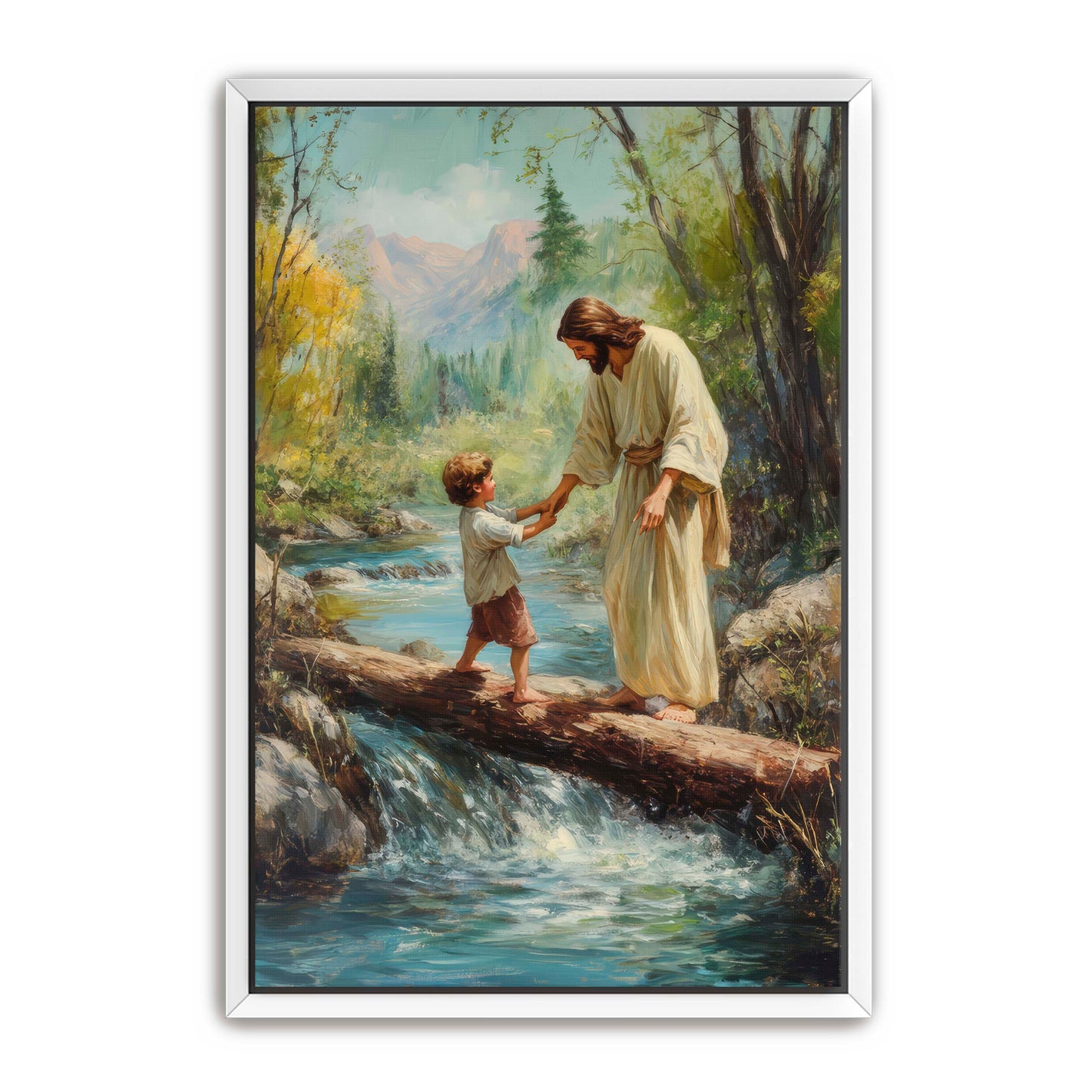 Jesus Protecting Child