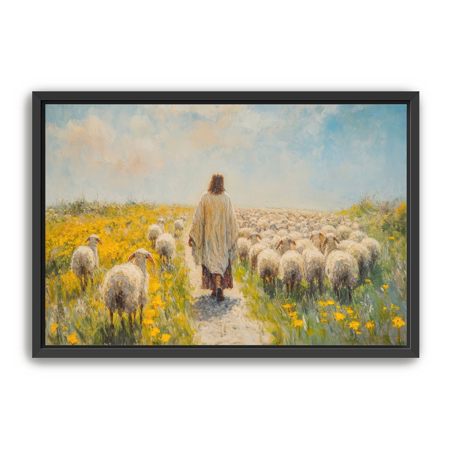 Jesus Watching the Flock