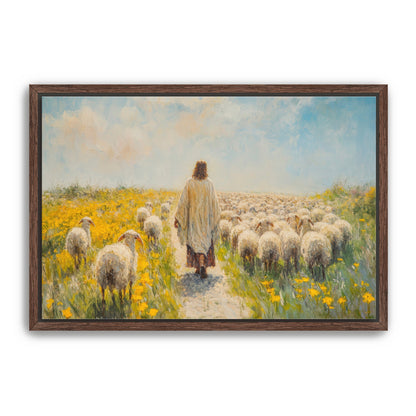 Jesus Watching the Flock