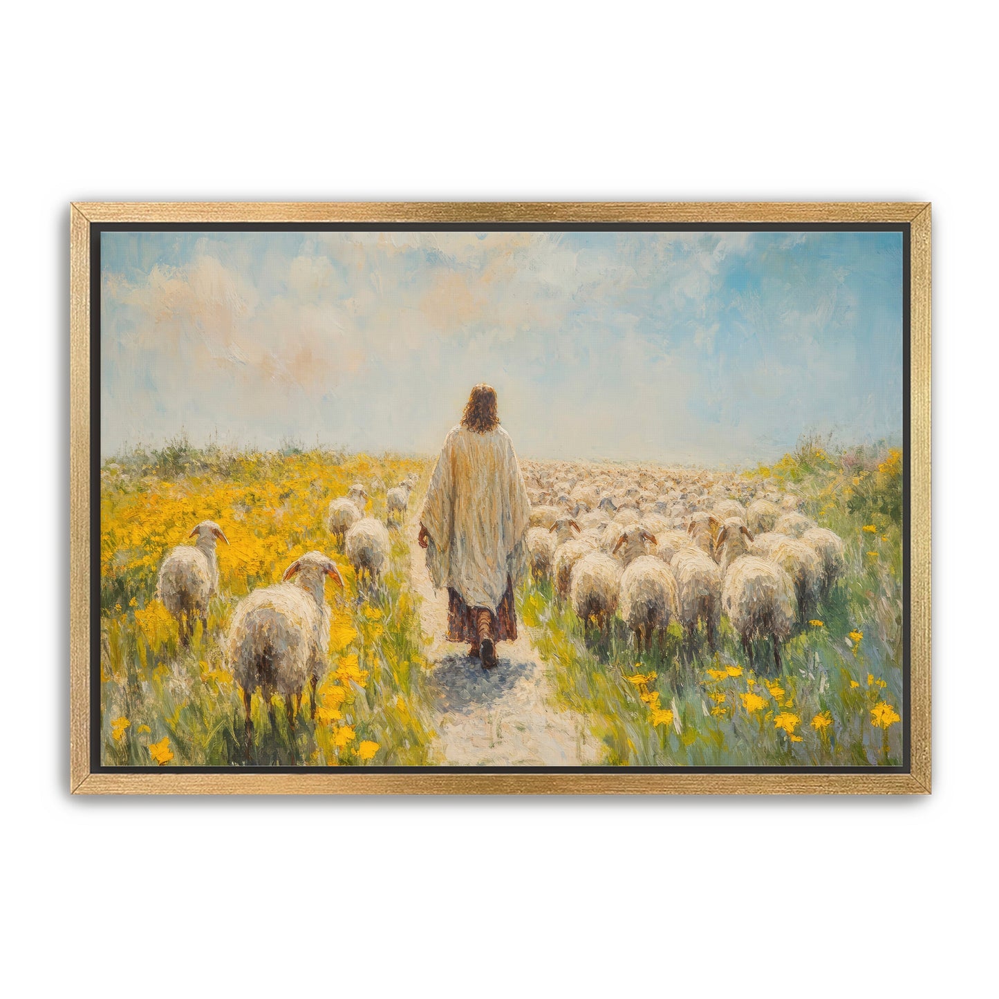 Jesus Watching the Flock