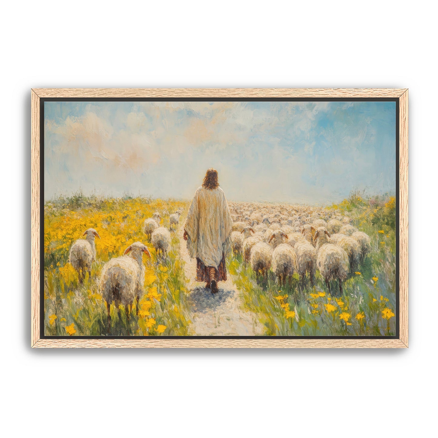 Jesus Watching the Flock