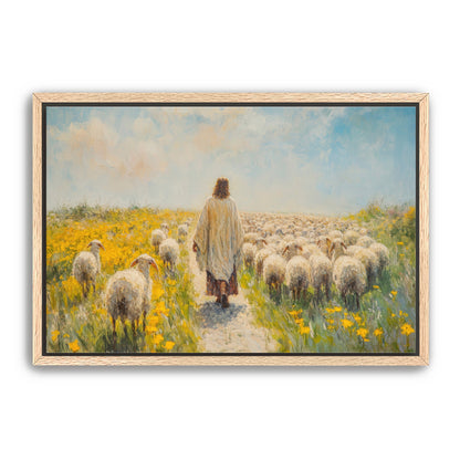 Jesus Watching the Flock