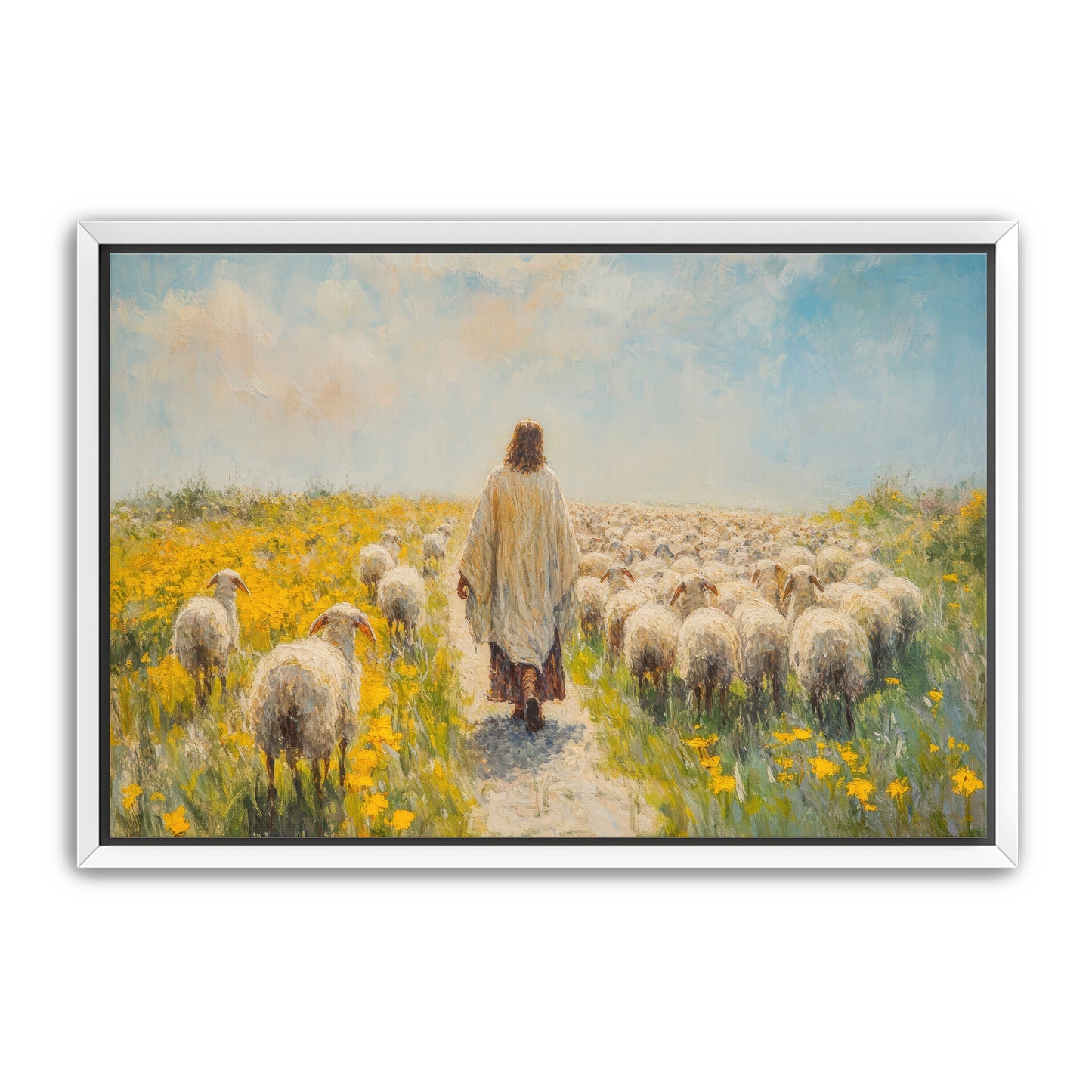 Jesus Watching the Flock