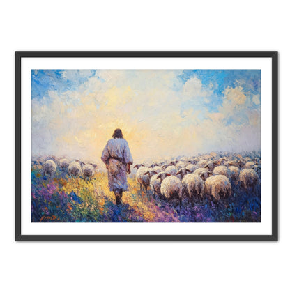 Jesus With the Flock