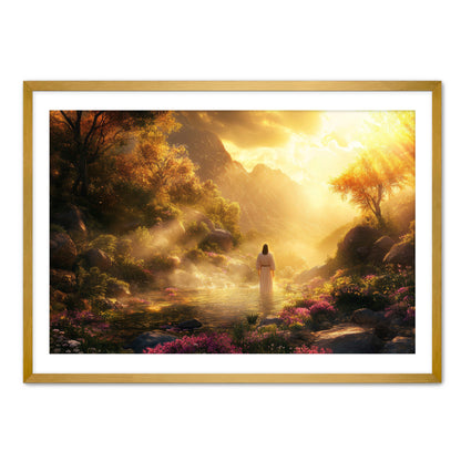 Jesus in his Father's Realm Art