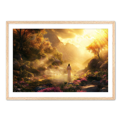 Jesus in his Father's Realm Art
