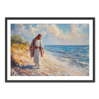 Jesus on Beach