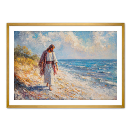 Jesus on Beach