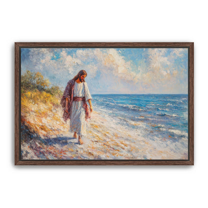 Jesus on Beach
