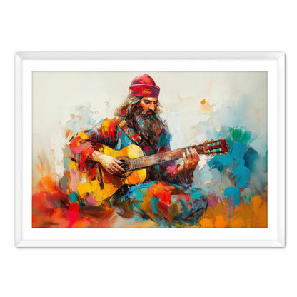 King David with Guitar