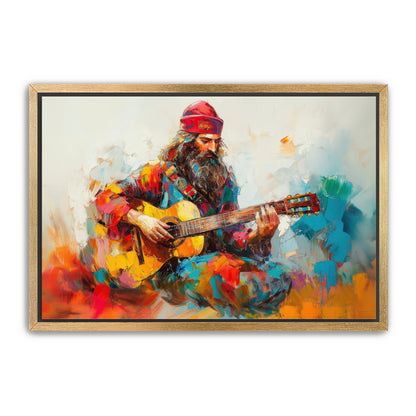 King David with Guitar