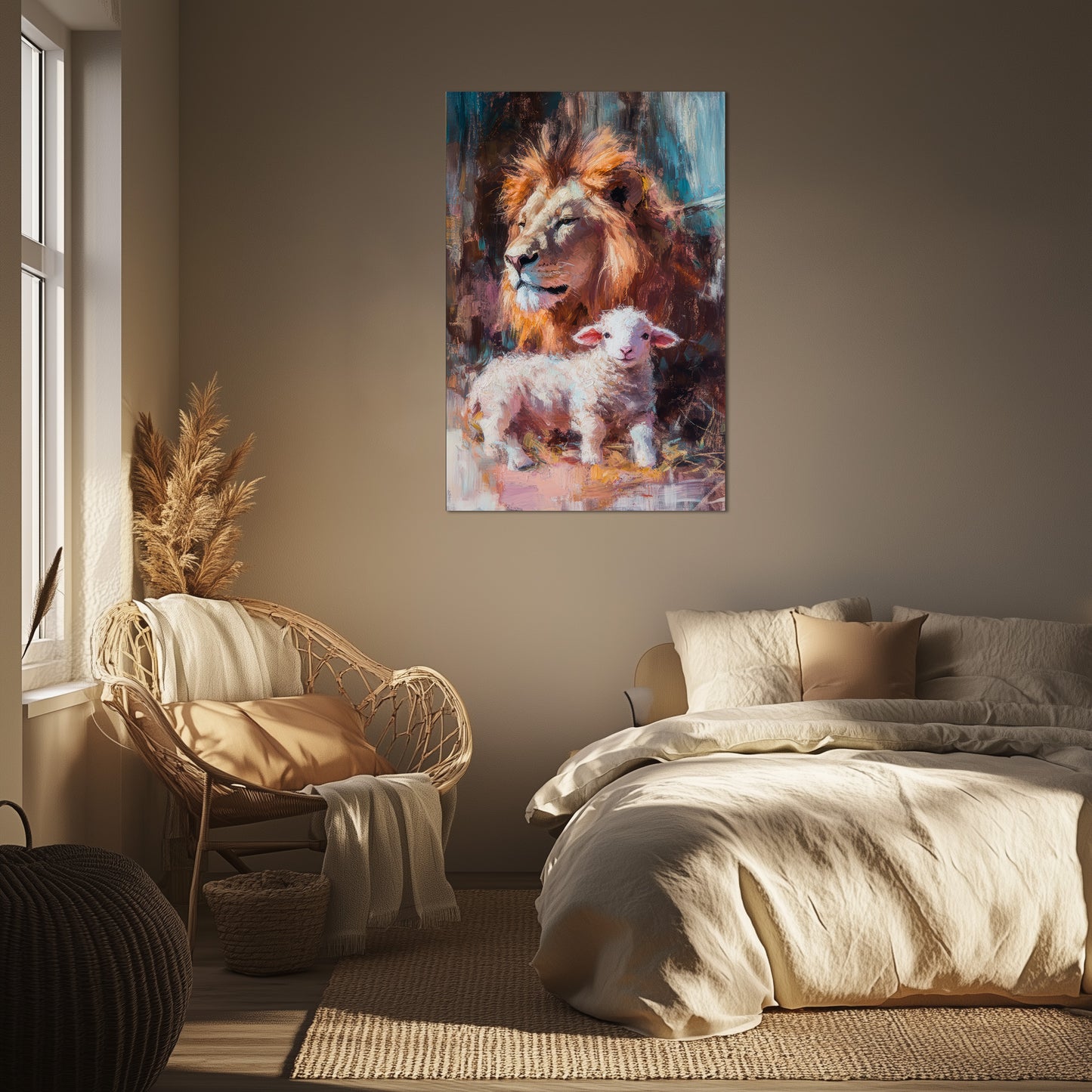 Lion Rest with Lamb