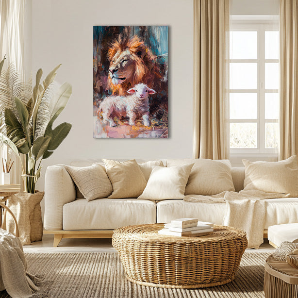Lion Rest with Lamb