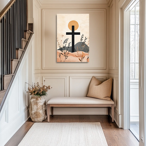 Modern Stylish Cross Print