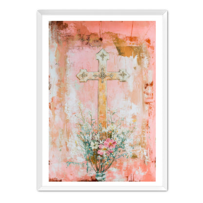 Modern Print of Cross