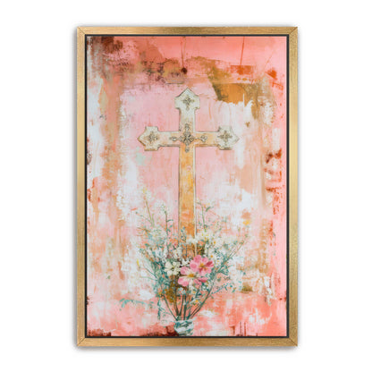 Modern Print of Cross