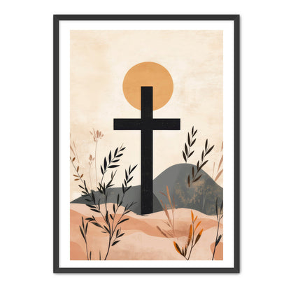 Modern Stylish Cross Print