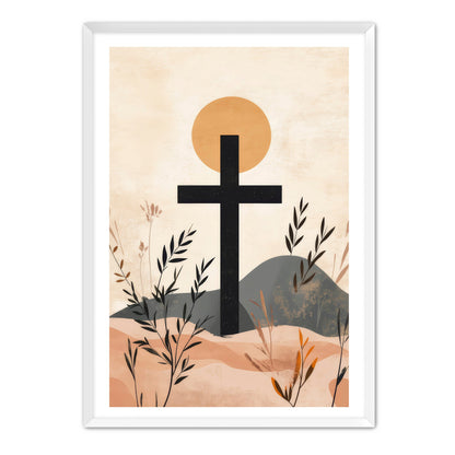 Modern Stylish Cross Print